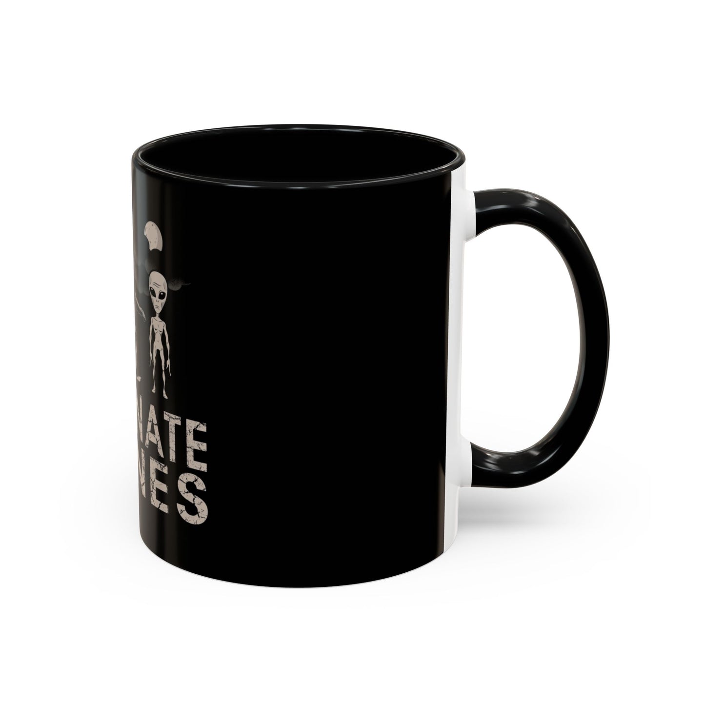 Alien-Themed Coffee Mug, Perfect for Sci-Fi Lovers, Great Gift for Birthdays, Halloween, and More, Unique Home Décor Item