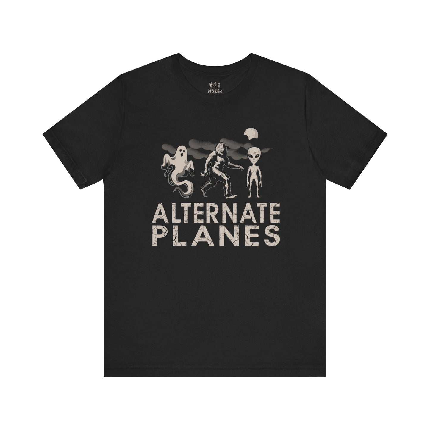 Alternate Planes Unisex Graphic Tee, Ghost, Alien & Monster Shirt for Halloween, Sci-Fi Fans, Casual Wear, Gifts