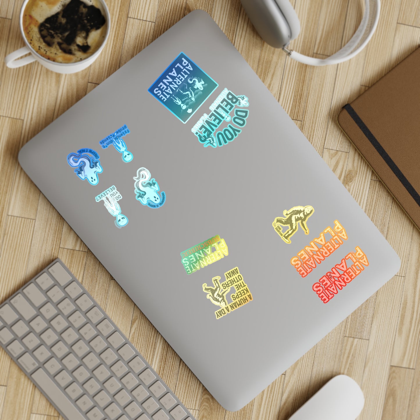 Sticker Bundle, Alternate Planes Paranormal Investigation Show Characters