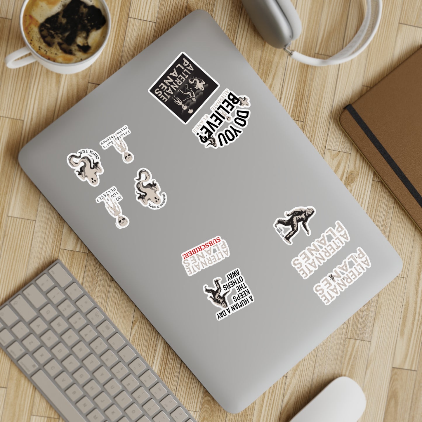 Sticker Bundle, Alternate Planes Paranormal Investigation Show Characters