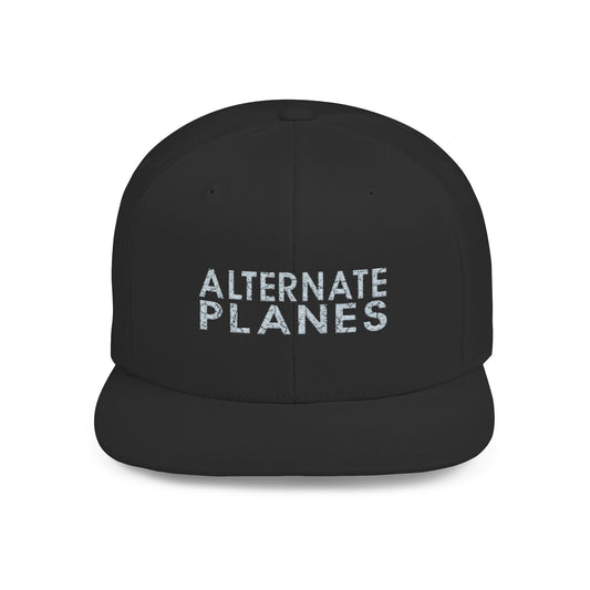 Alternate Planes Flat Bill Snapback Hat, Trendy Baseball Cap, Streetwear Accessory, Gift for Him, Outdoor Style