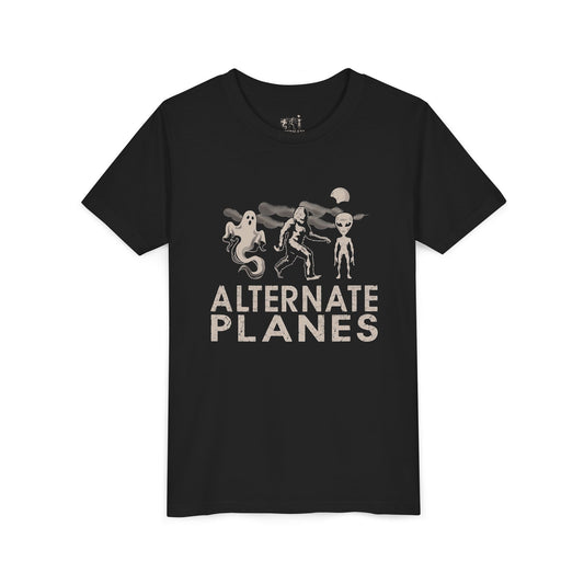 Kids' Graphic Tee - Do You Believe in Alternate Planes? Fun, Whimsical Alien T-Shirt for Halloween, Birthdays, Kids' Parties, Gift