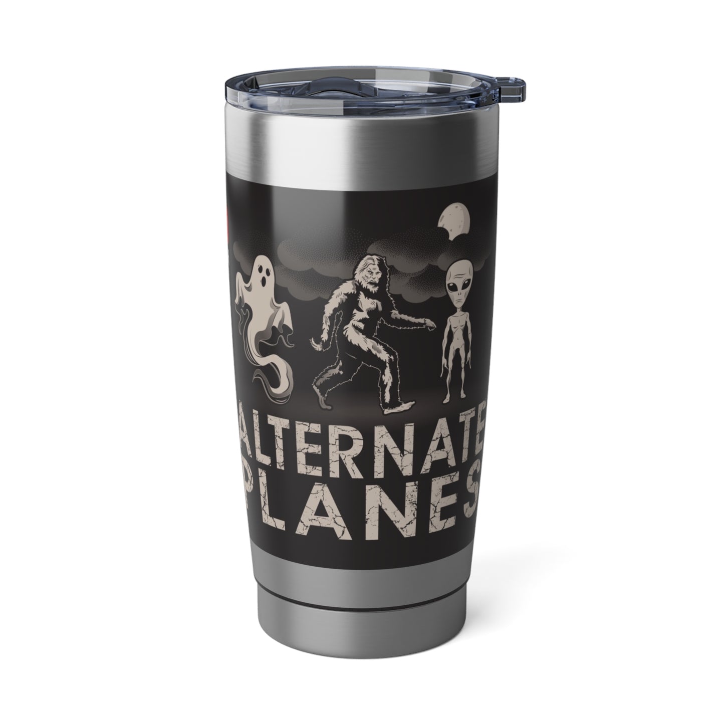 Vagabond 20oz Tumbler - 'Alien, Bigfoot & Ghost' Design, Perfect for Adventure Lovers, Travel, or Science Fiction Fans, Great Gift for [...]