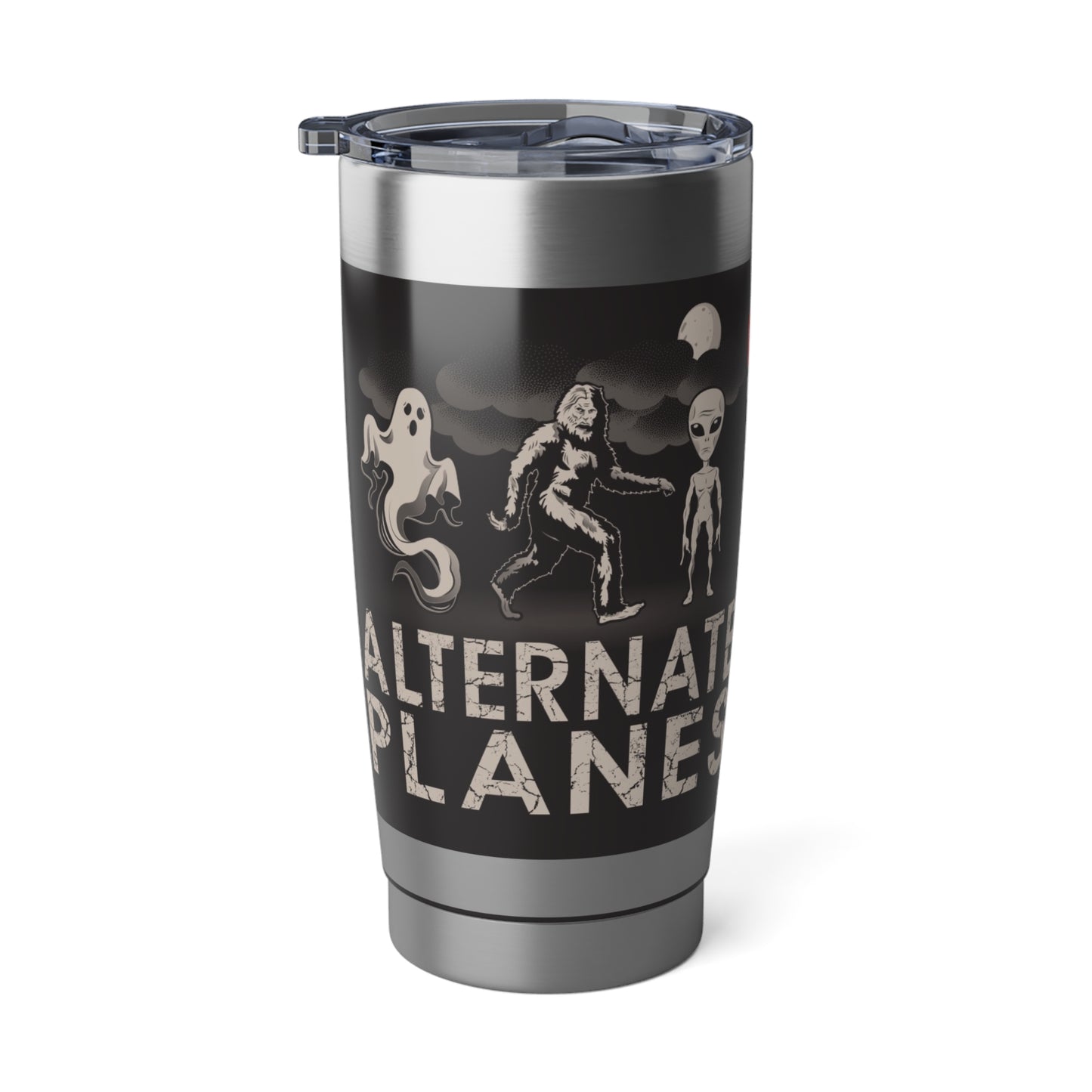Vagabond 20oz Tumbler - 'Alien, Bigfoot & Ghost' Design, Perfect for Adventure Lovers, Travel, or Science Fiction Fans, Great Gift for [...]
