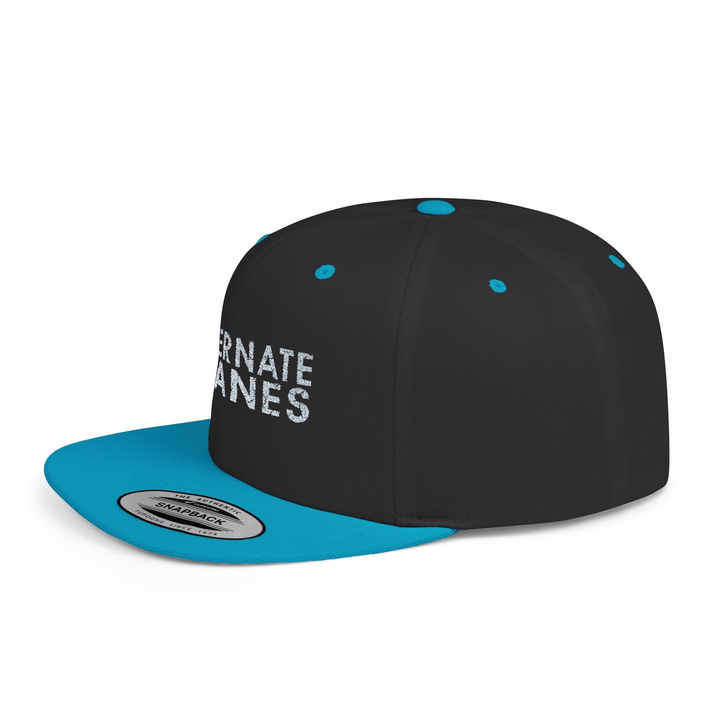 Alternate Planes Flat Bill Snapback Hat, Trendy Baseball Cap, Streetwear Accessory, Gift for Him, Outdoor Style