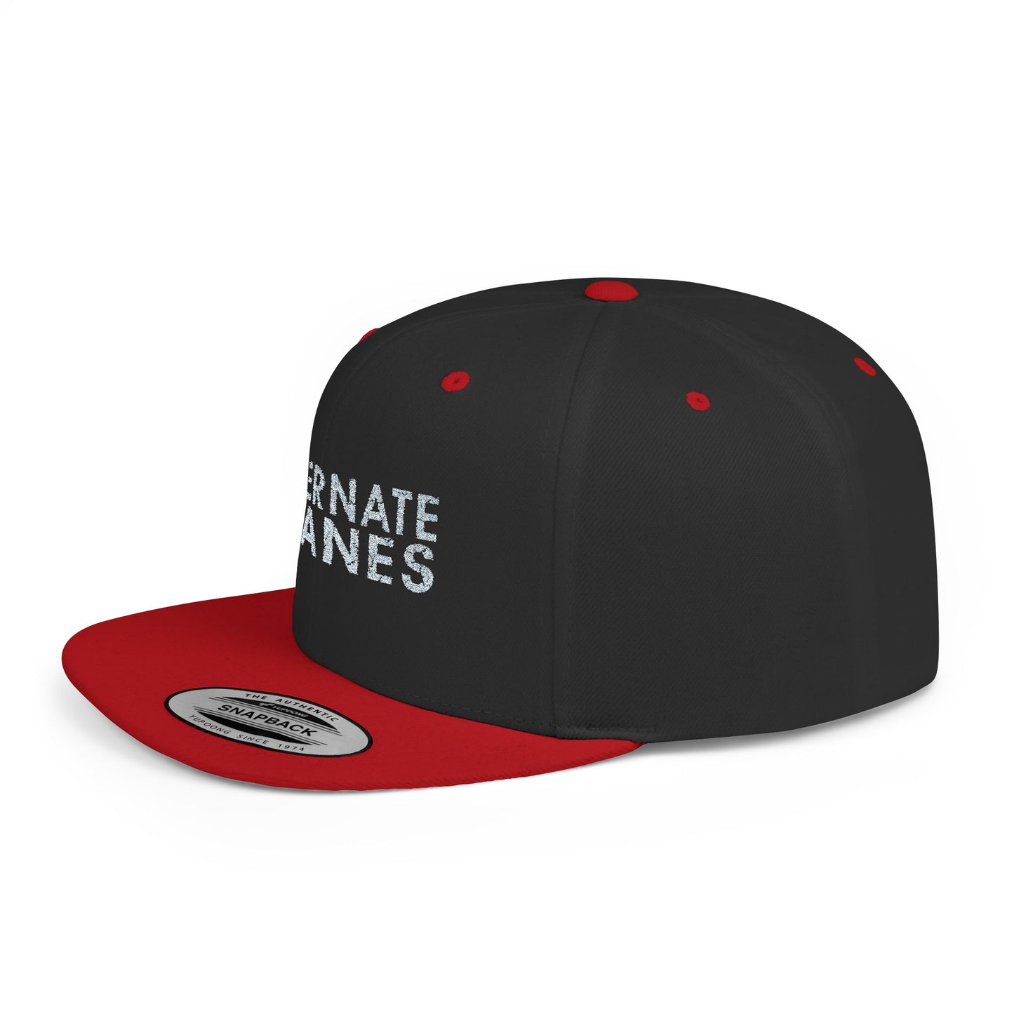 Alternate Planes Flat Bill Snapback Hat, Trendy Baseball Cap, Streetwear Accessory, Gift for Him, Outdoor Style