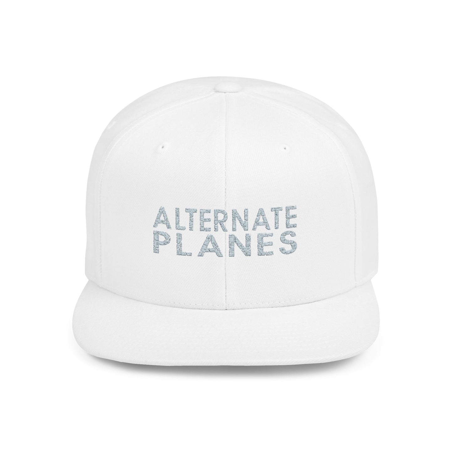 Alternate Planes Flat Bill Snapback Hat, Trendy Baseball Cap, Streetwear Accessory, Gift for Him, Outdoor Style