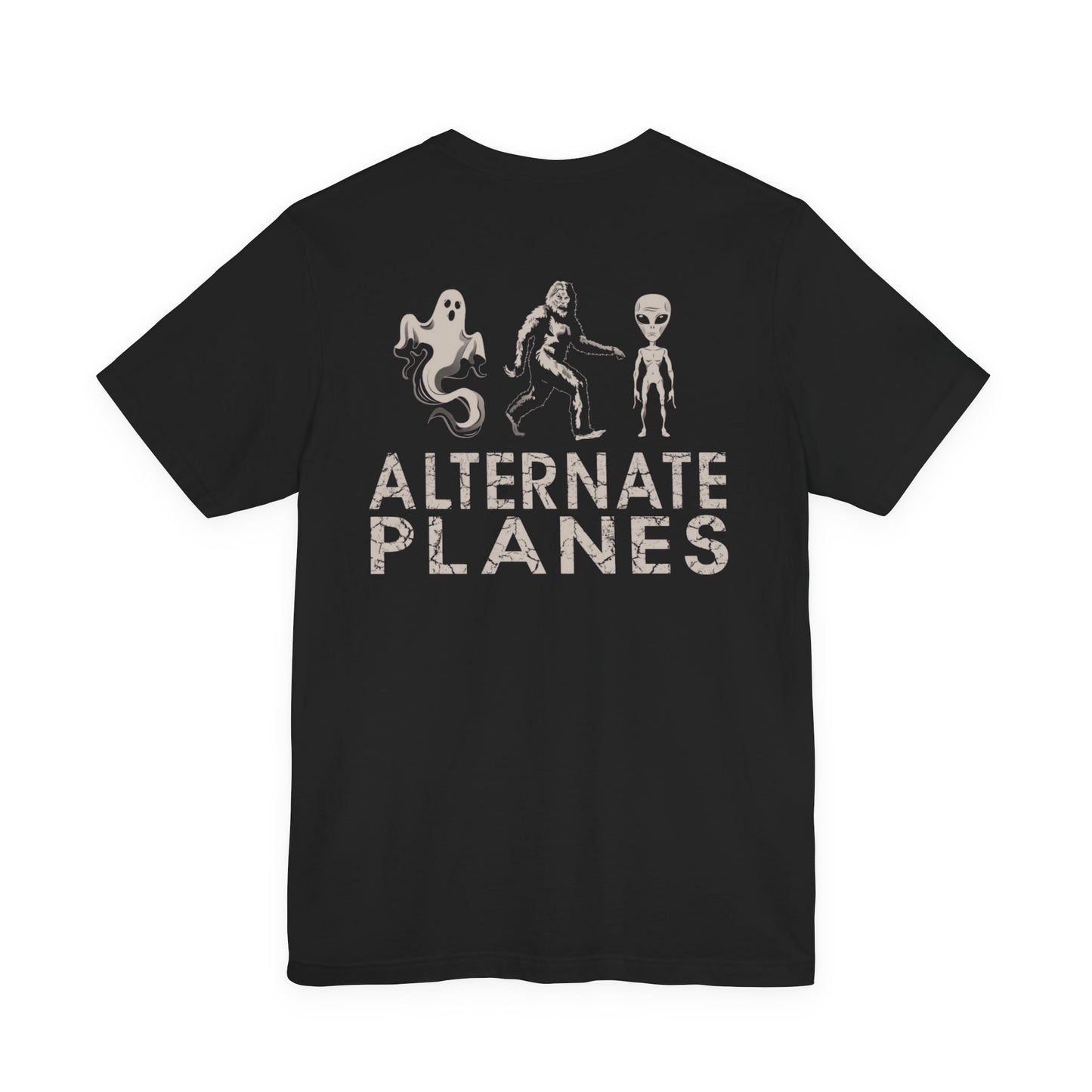 Alternate Planes Unisex Tee, Ghost, Alien & Monster Shirt for Halloween, Sci-Fi Fans, Casual Wear, Gifts