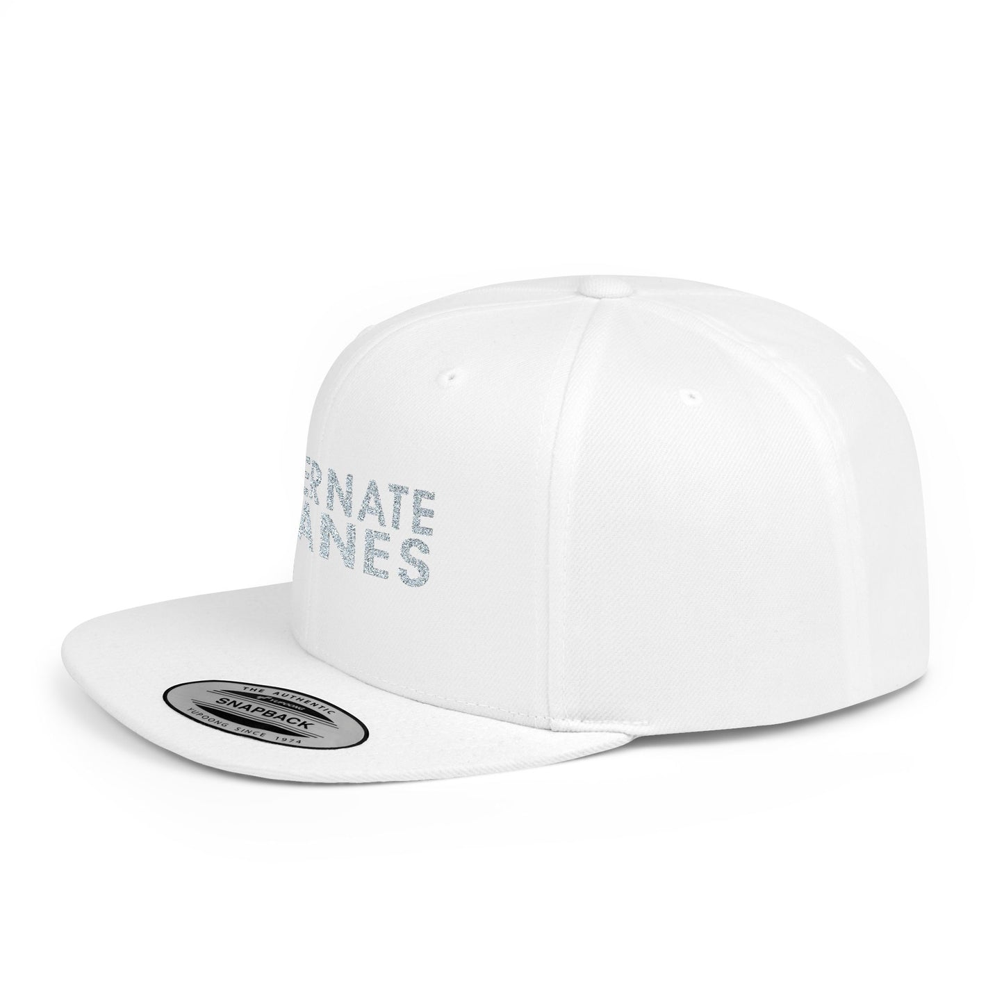 Alternate Planes Flat Bill Snapback Hat, Trendy Baseball Cap, Streetwear Accessory, Gift for Him, Outdoor Style
