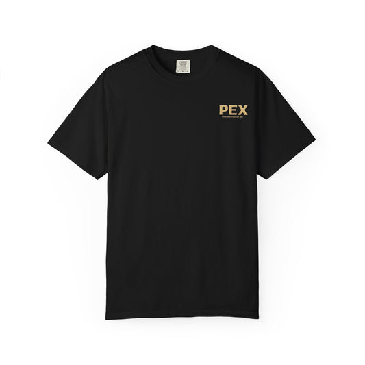 Paranormal Entity eXpedition Tee — PEX Chest Logo & Back Cryptid Badge T-Shirt