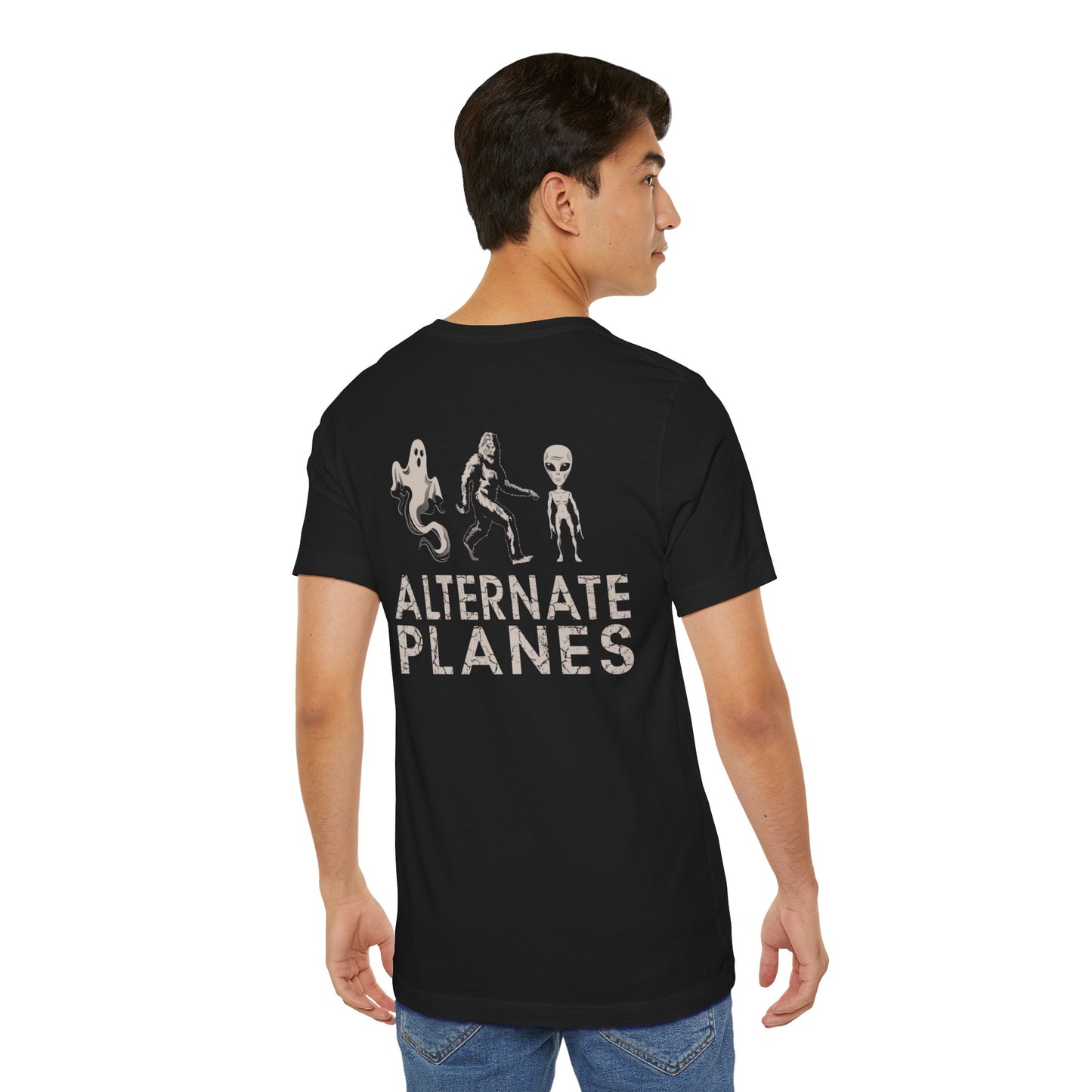 Alternate Planes Unisex Tee, Ghost, Alien & Monster Shirt for Halloween, Sci-Fi Fans, Casual Wear, Gifts