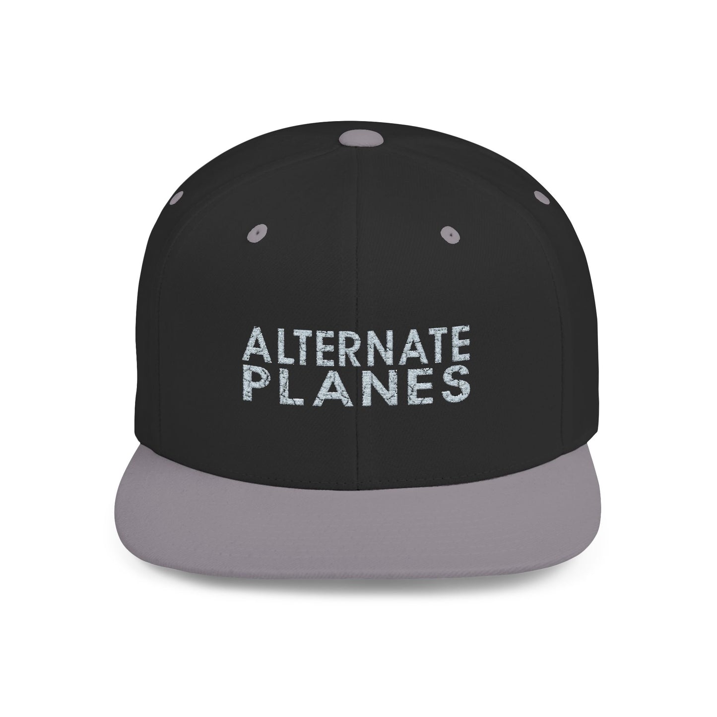 Alternate Planes Flat Bill Snapback Hat, Trendy Baseball Cap, Streetwear Accessory, Gift for Him, Outdoor Style