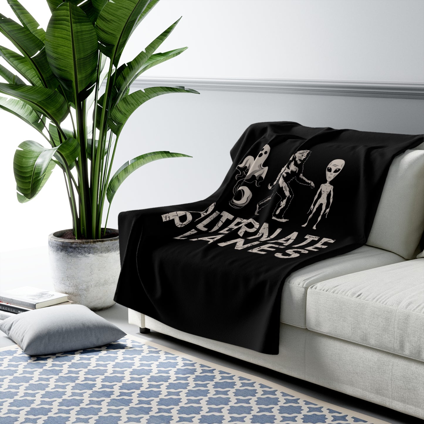 Cozy Alien-Themed Sherpa Fleece Blanket, Perfect for Movie Nights, Halloween Decor, Gifts for Sci-Fi Lovers, Space Enthusiasts, Cozy [...]